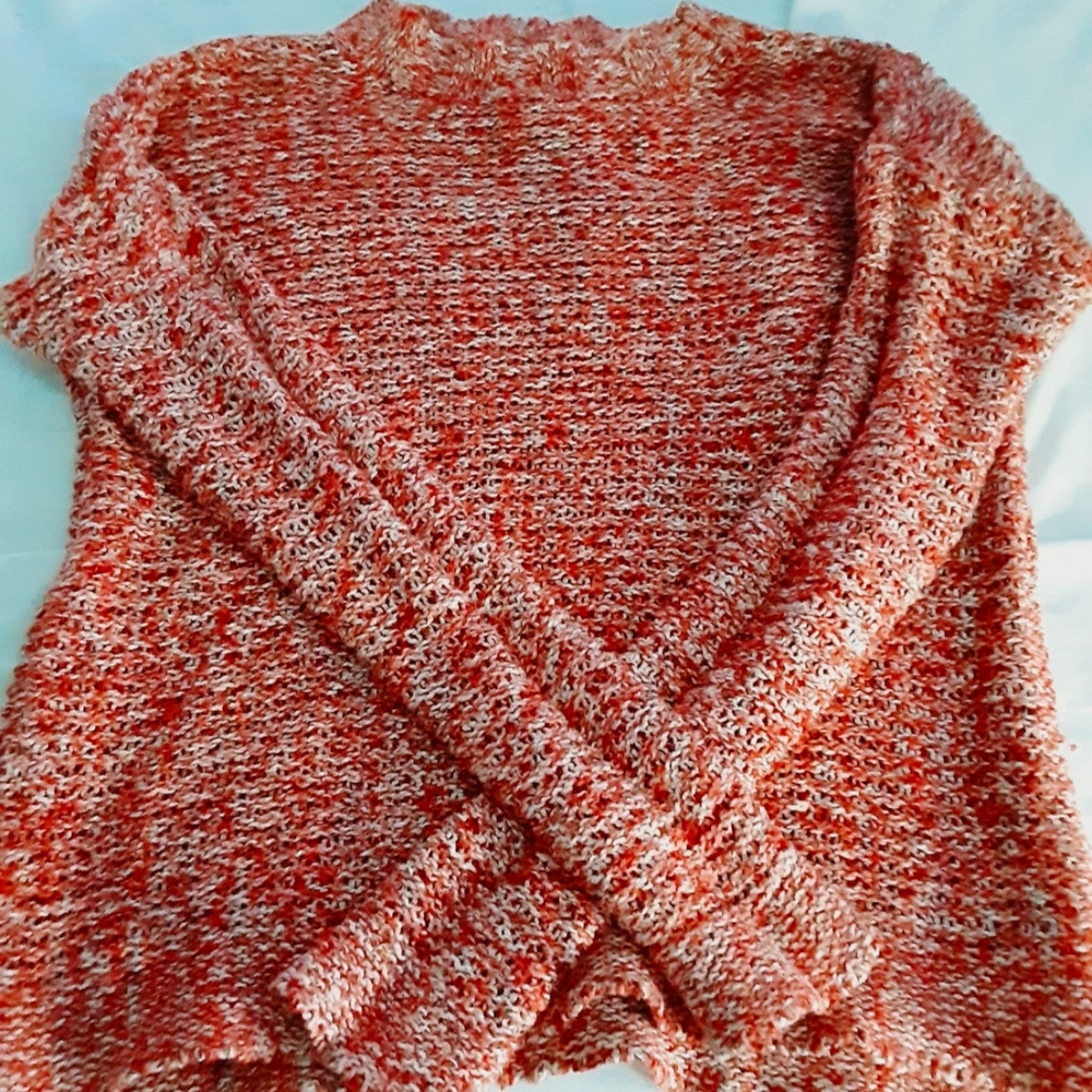 ST. JOHNS BAY orange sweater